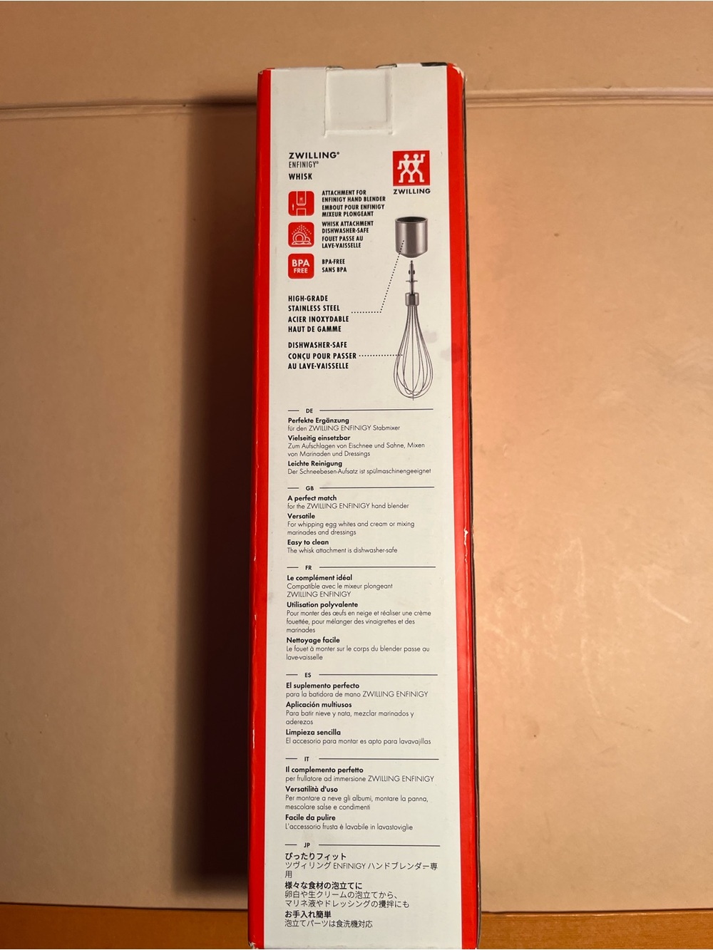 Zwilling Enfinigy Whisk Accessoryfor hand blender - New in Box - Picture 4 of 6